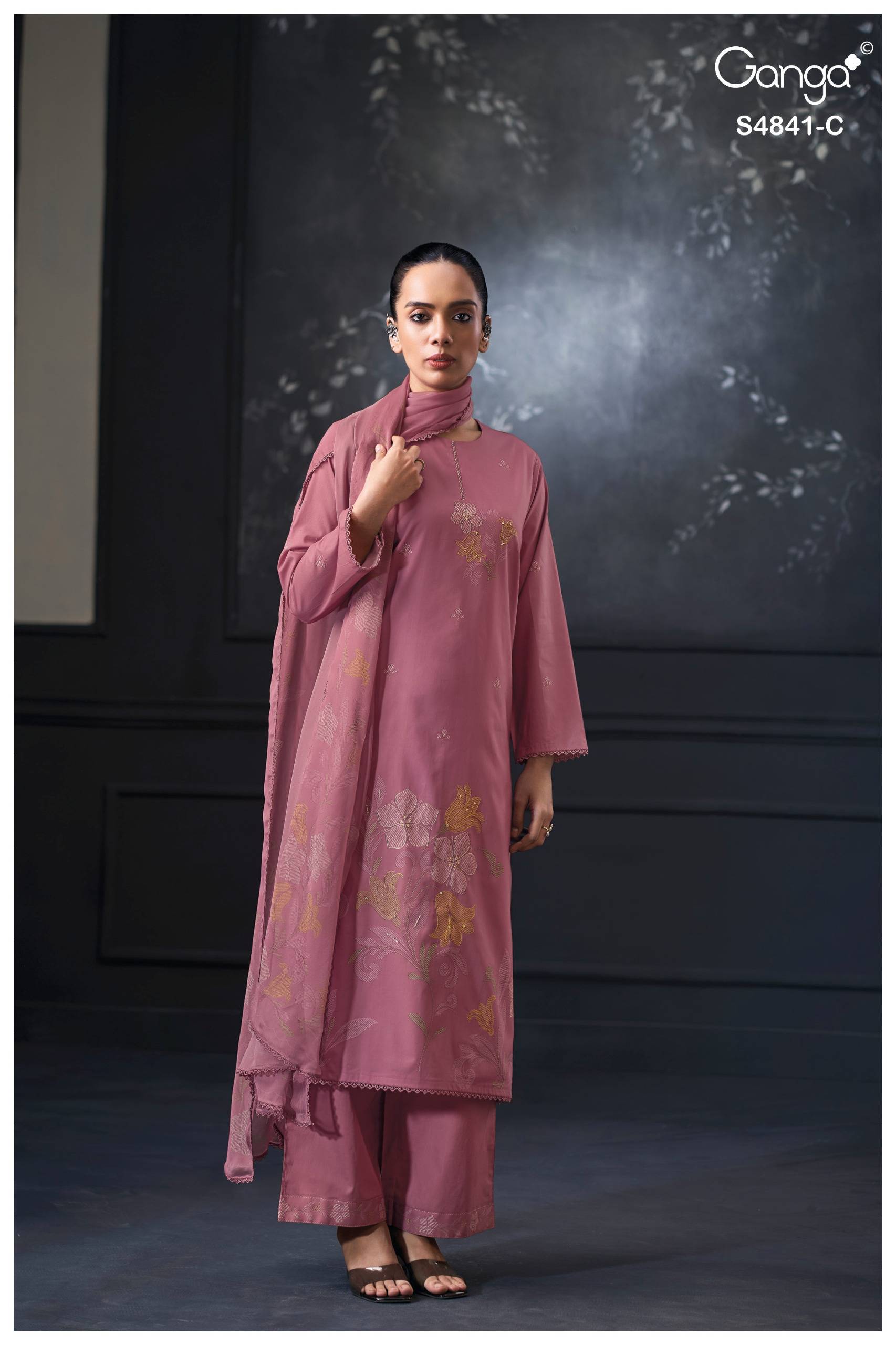 TANIRI 4841 Series By GANGA FASHION Stylish Beautiful Colourful COTTON Dresses At Wholesale Price